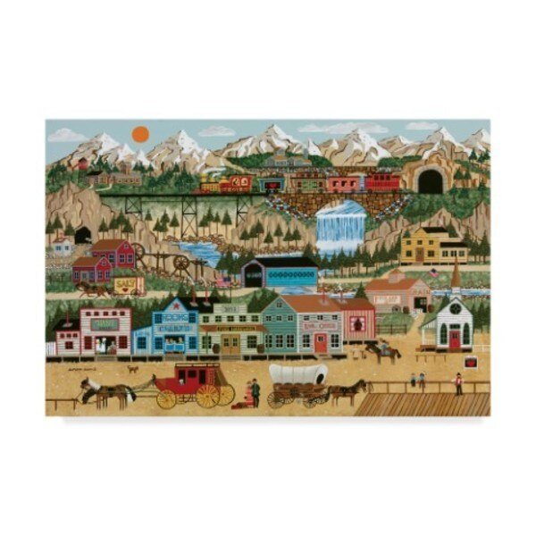 Anthony Kleem 'Lehi Valley' Canvas Art, 30x47, Trademark Fine Art, Mfr#: ALI38345-C3047GG